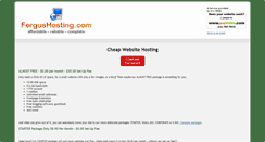 Desktop Screenshot of fergushosting.com