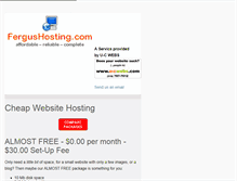 Tablet Screenshot of fergushosting.com